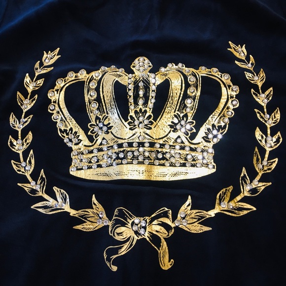 Juicy couture crystal velour hoodie and zuma pant - Picture 2 of 9